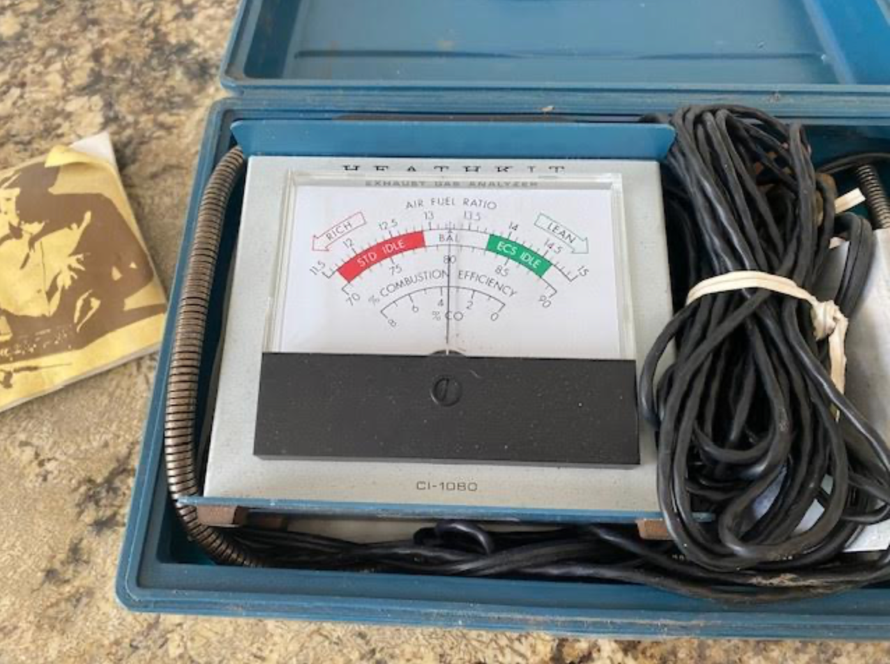 Vintage Heathkit CI1080 Exhaust Gas Analyzer w/ Case eBay