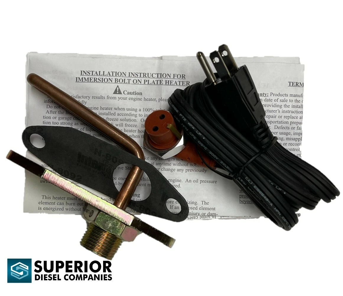 Kats Heaters 30118 Engine Block Heater Freeze Plug Type 1500W-120V | eBay