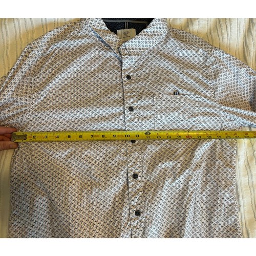Level Ten Men's Couture Long Sleeve Button Up Geometric Size L 100% Cotton - Picture 7 of 8