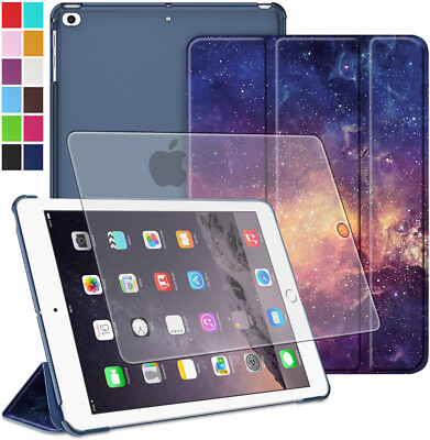 SMART COVER + SCHUTZGLAS PANZERFOLIE APPLE IPAD AIR 2 / AIR 1 9.7'' HÜLLE CASE -3