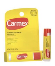 (12 Pack) Carmex Lip Balms and Treatments Classic Lip Balm - SPF 15