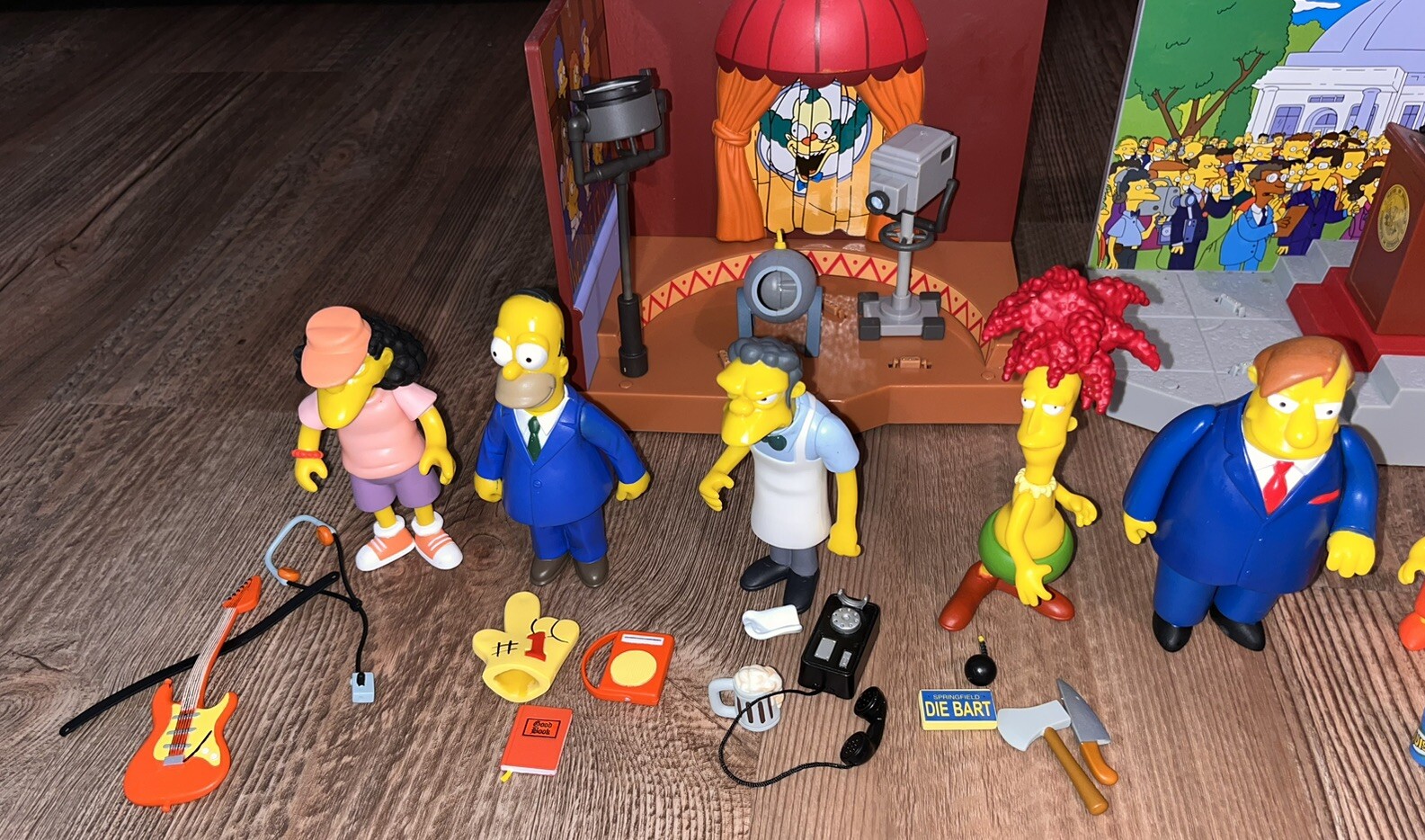 Series 3 Full Set Wave Figures & Playsets Simpsons World Of Springfield