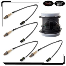 For Mercedes-Benz ML320 ML350 4pcs Oxygen o2 02 Sensor + Mass Airflow MAF Sensor