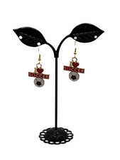 Soccer earrings 1