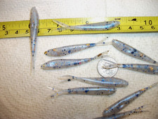 70-2 1/4"-CRAPPIE-PANFISH-SOFT MINNOWS-JIGS-GRUBS-split tails-flukes-scent-lures