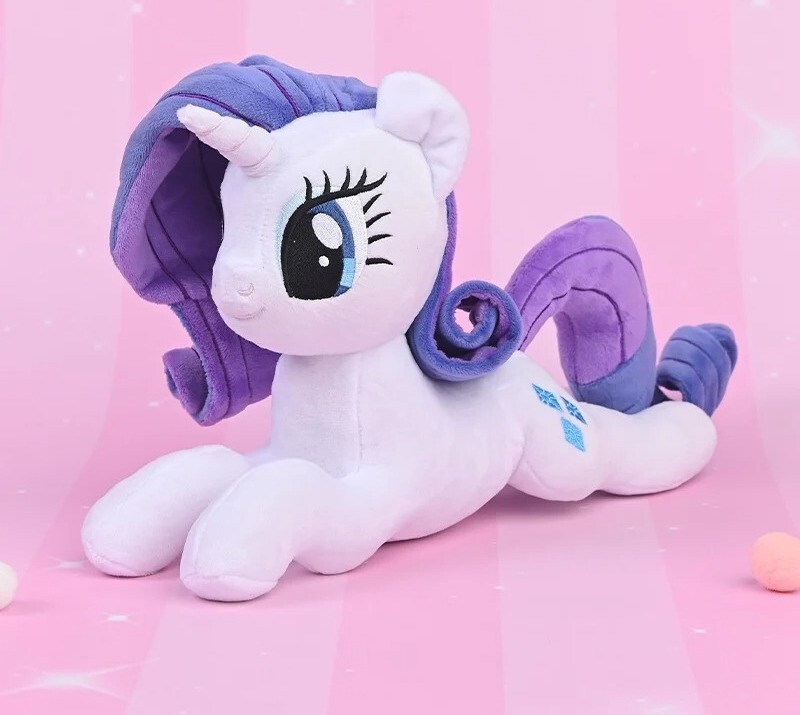 35cm My Little Pony Rarity Lying Down Cuddly Stuffed Animal Plush