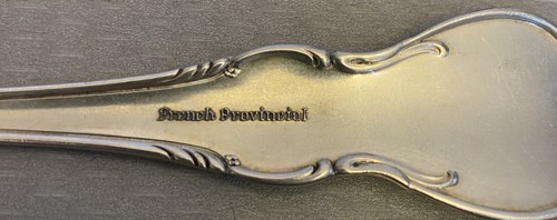 Towle Sterling Silver French Provincial Table Serving Spoon Vegetable 8.5" - Picture 5 of 6