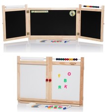Ecotafel WANDTAFEL SARA4 Kindertafel Schreibtafel Magnettafel Papierrolle Abakus