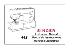 Large Deluxe-Edition Instructions Singer 44S ...