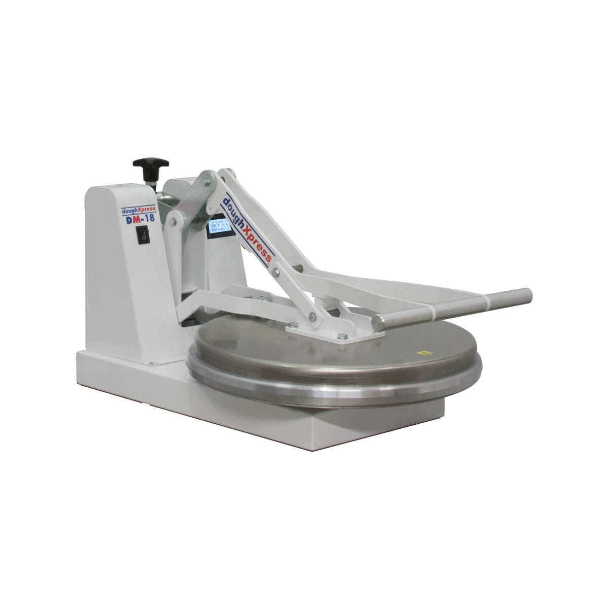 Manual top dough press