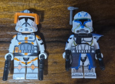 LEGO Star Wars Captain Rex & Commander Cody Minifigure Lot (Read Description)