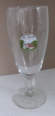 RARE ' LA  FACON ' 0.25 L FRENCH BEER GLASS