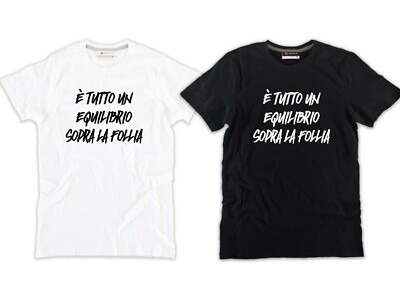 Vasco T-Shirt ist ein Gleichgewicht über den Wahnsinn Blasco leben weiß oder schwarz