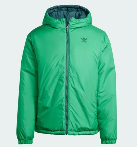 NEW MENS ADIDAS ORIGINALS 3 STRIPES REVERSIBLE PADDED JACKET ~SIZE MEDIUM JD9072 - Picture 6 of 9