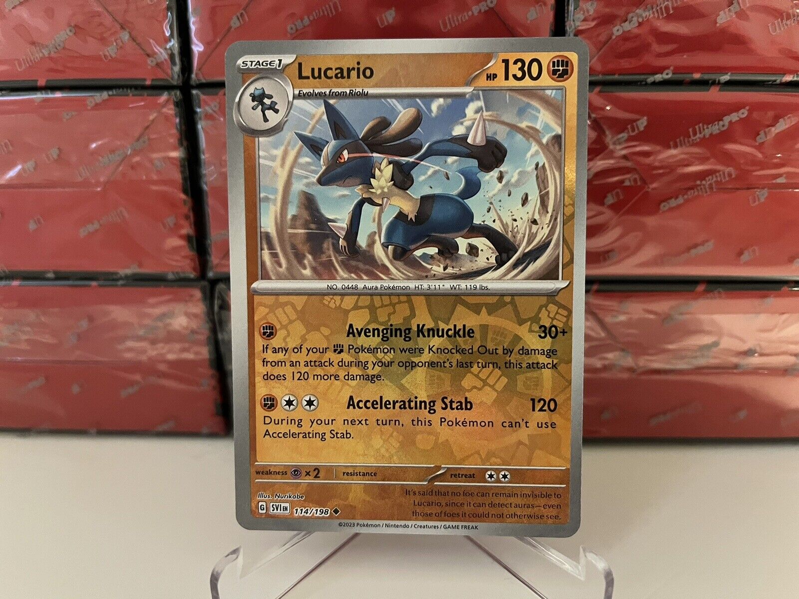 Lucario · Scarlet & Violet (SVI) #114 ‹ PkmnCards