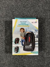 Hoovy Safe Secure Travel Car Seat Bag Black With Adjustable Shoulder Straps