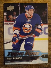 2016-17 Upper Deck UD Young Guns YG Ryan Pulock Rookie Card RC #490 Islanders. rookie card picture