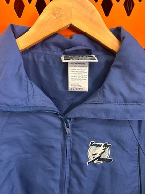 y2k Kids Reebok Tampa Bay Lightning Jacket Medium 10/12 NHL Deadstock Zip