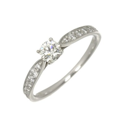 TIFFANY Co. Harmony Diamond 0.25ct Ring Pt Size4.5-4.75(US) 90319422