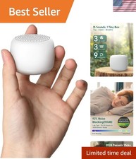 White Noise Sound Machine for Adults Kids Baby Portable Pocket Mini Travel