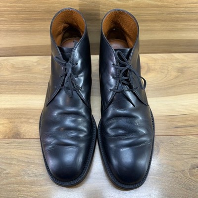 Tod's Black Leather Dress Boot Mens 9 UK 8 Chukka Formal Office Business Casual