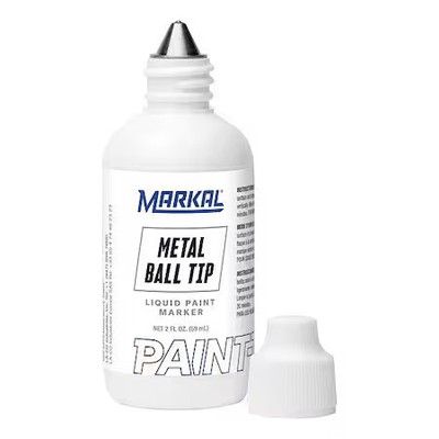 Markal 84620 Paint Marker, Medium Tip, White Color Family, Paint