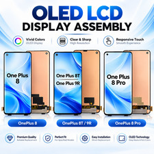 For OnePlus 8 8 Pro 8T 9R OLED Display LCD Touch Screen Digitizer Replacement