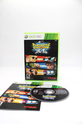 Refurbished Xbox 360 Cartoon Network Punch Time Explosion XL CIB Excellent Mint