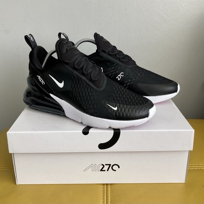  Nike Air Max 270 Sneaker Weiß & Schwarz UK 9 US 10 