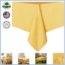 Reusable Polyester Tablecloth 60 x 84 Inch for Dining and Celebrations