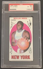 1969 Topps Basketball #60 Willis Reed PSA 6