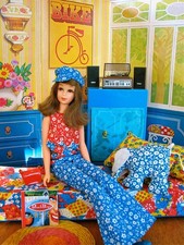 Campane ed elefante brune vintage Francie TNT modello 1170