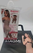 Colombian Stagmi SMI7155 Girdle Shaper Body Suit & Thong Set XS $150 NEW w/ Tags