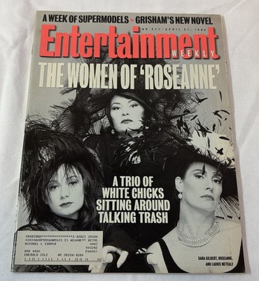 April 21, 1995 ENTERTAINMENT WEEKLY~Roseanne, Species, John Grisham, Outbreak