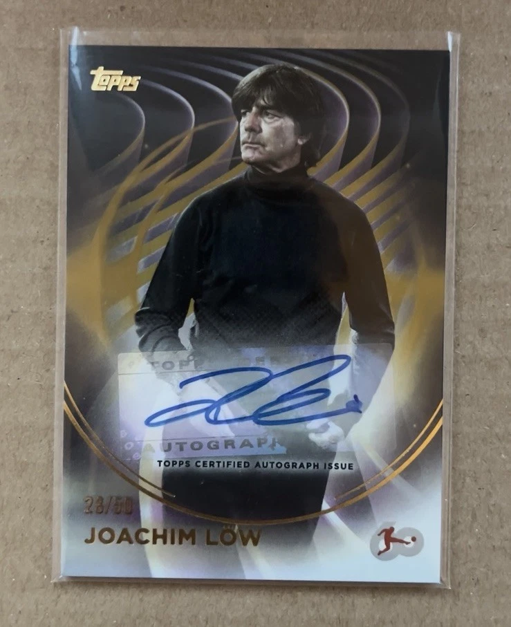Joachim Löw Auto /50 | Topps 60 Jahre Bundesliga | Bundestrainer | Deutschland |