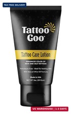Tattoo Goo Tattoo Care Lotion, 2 oz, Soothes Itch Irritation, Hydrate Preser