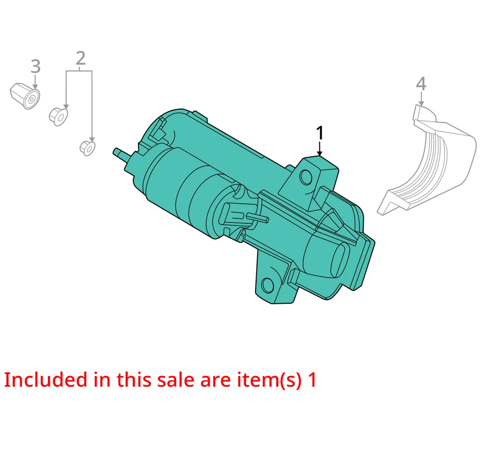 Solenoide motor de arranque de coche Ford Bronco OEM ZU1LC Foto 3 de 4