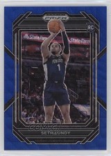 2023-24 Panini Prizm Draft Picks Blue Wave Prizm /249 Seth Lundy #46 0z0v