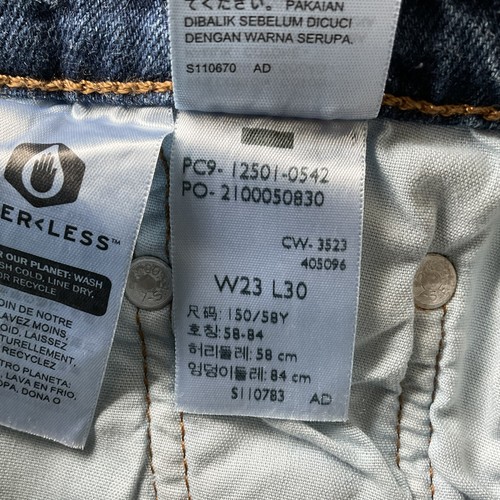 NWT Levi's Premium 501 Original Button Fly Jeans Women's 23x30 Blue 12501 0542 - Picture 7 of 15
