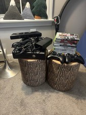 Microsoft Xbox 360 S 1439 Console Bundle  2 Controllers, Kinect & several Games