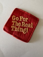 Coca-Cola Embroidered Patch - Its The Real Th...