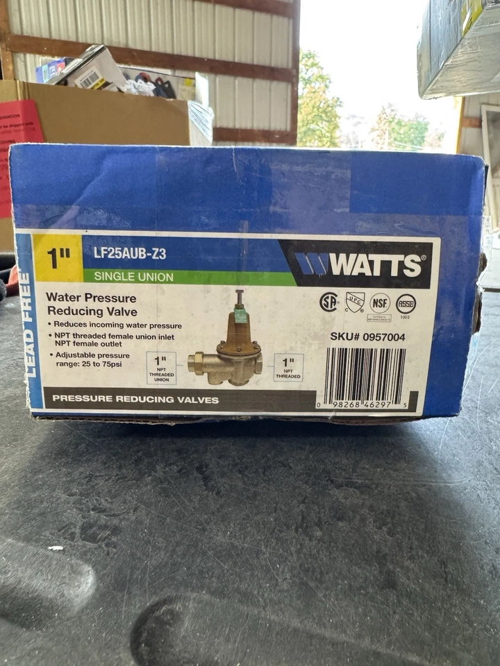 Watts 1-in Brass Water Pressure Reducing Valve (LF25AUB-Z3) - Image 4 of 4