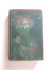 RUMFORD COMPLETE COOKBOOK - LILY HAXWORTH WALLACE - 1908 - HC - 1ST EDITION