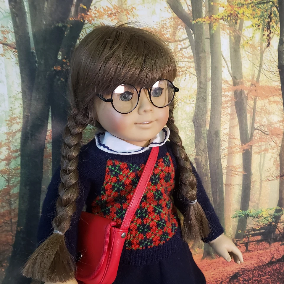 American Girl Doll Molly White Body Pleasant Company Meet Outfit Purse Refurbed - Image 3 of 4