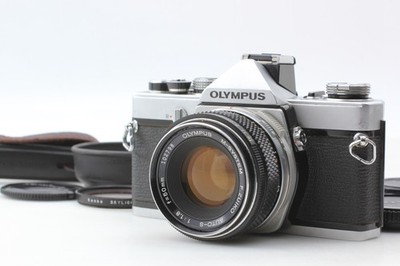 Tested [ Near Mint ] Olympus M-1 35mm SLR Camera ZUIKO 50mm F1.8 Lens From JAPAN