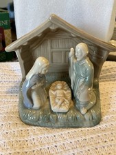 Vintage Porcelain Nativity Set Featuring The ...