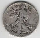 1942 P WALKING LIBERTY HALF DOLLAR 90% SILVER PHILADELPHIA .50¢ UNITED STATES