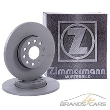 ZIMMERMANN BREMSSCHEIBEN 2 Stk VOLL Ø272 HINTEN FÜR VW BEETLE 5C CADDY 2 3 EOS