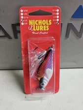 Nichols Duh Humpback Jigging Spoon 1-1/4oz Black Shad