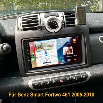9'' Apple Carplay Für Smart Fortwo 451 2005-2010 Android Auto Autoradio AM RDS BT
